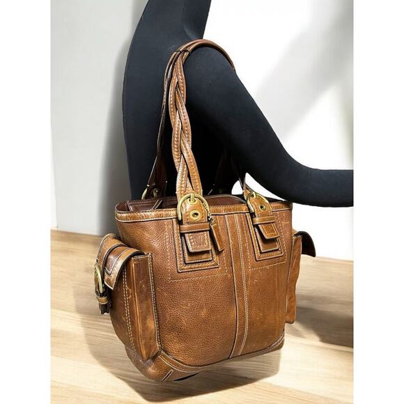 Y2K Coach 10049 Soho Braided Multi-Function Tote Bag - Picture 8 of 11